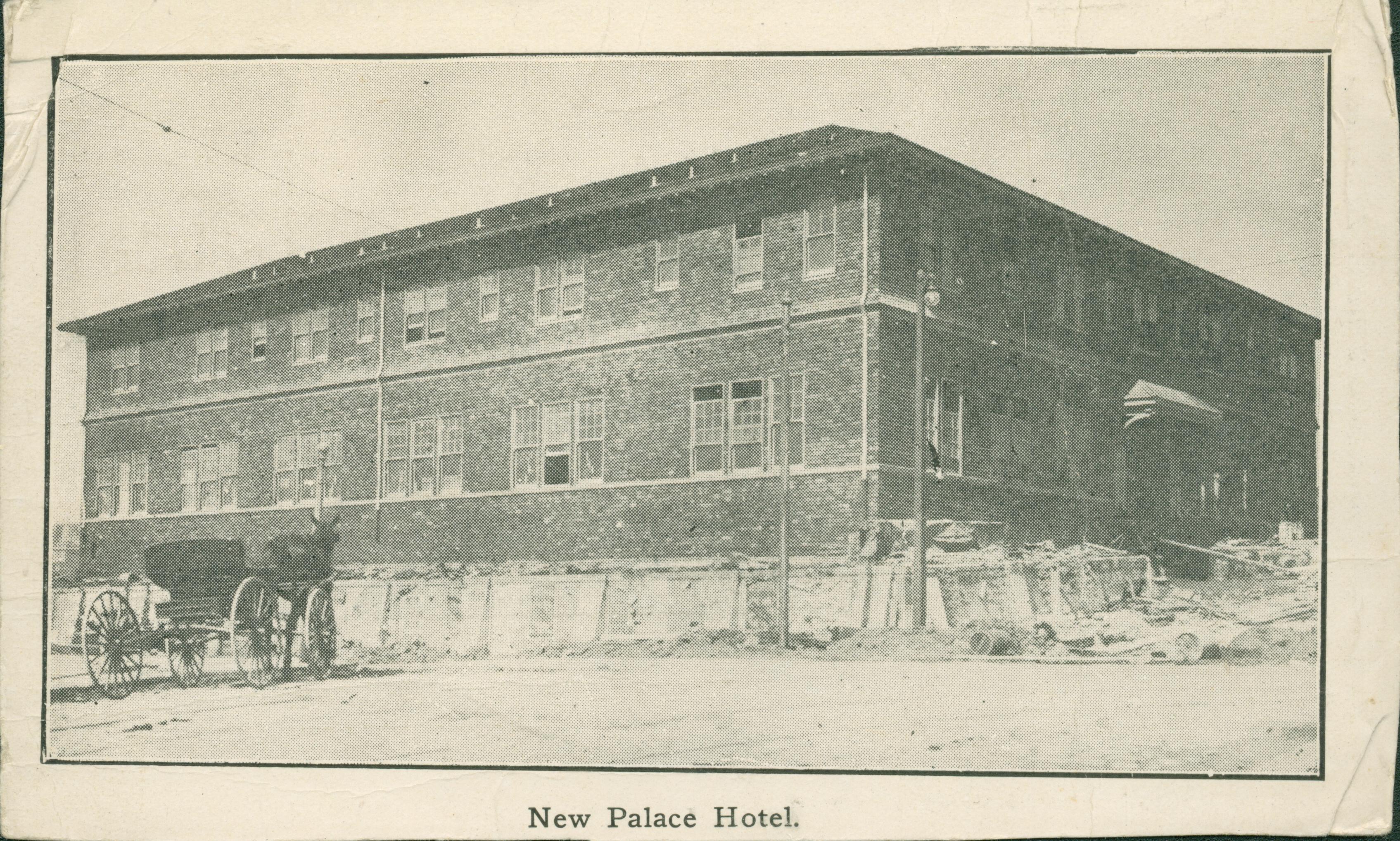 Photo of the New Palace Hotel.