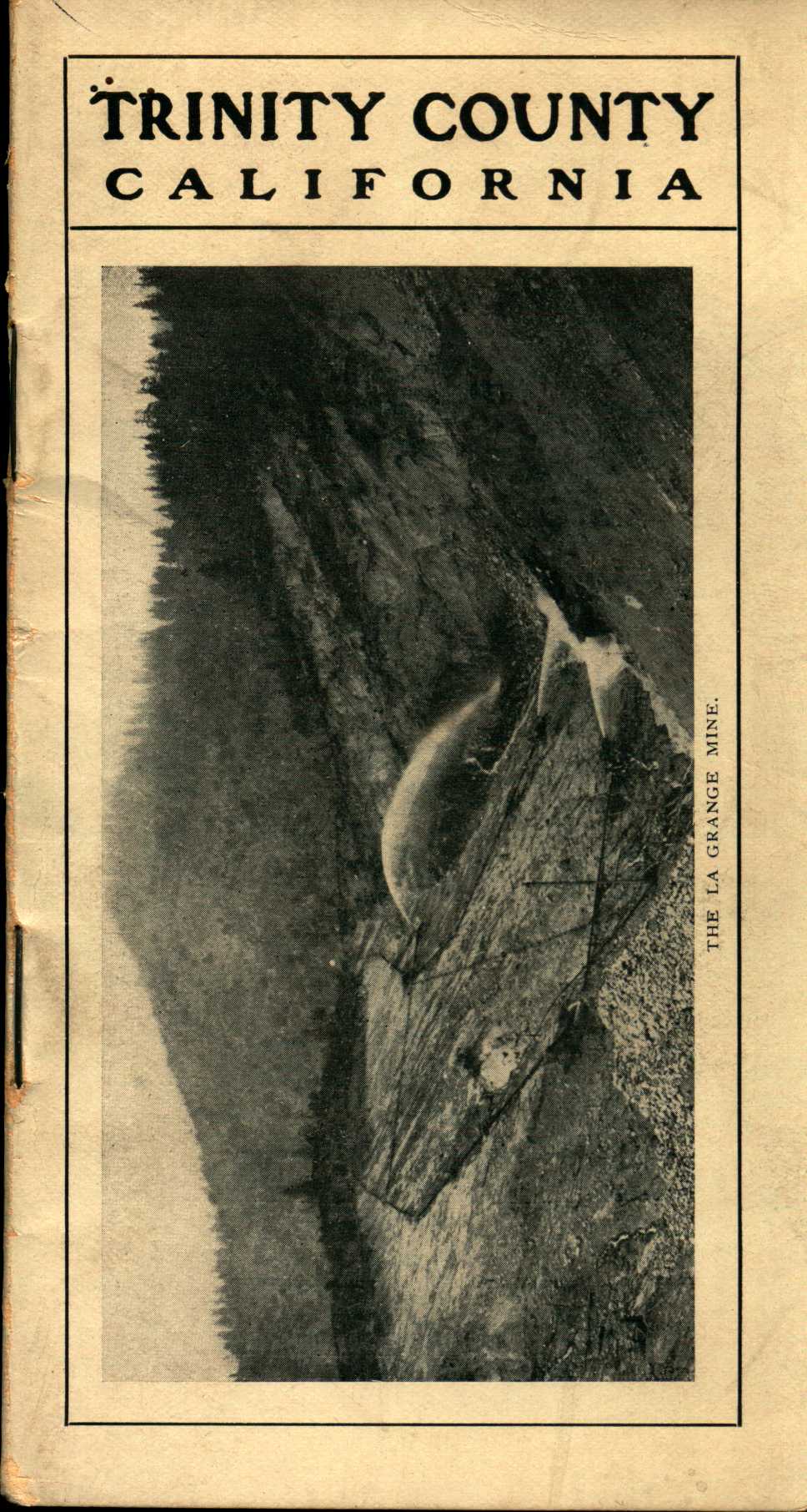 Front page shows La Grange mine