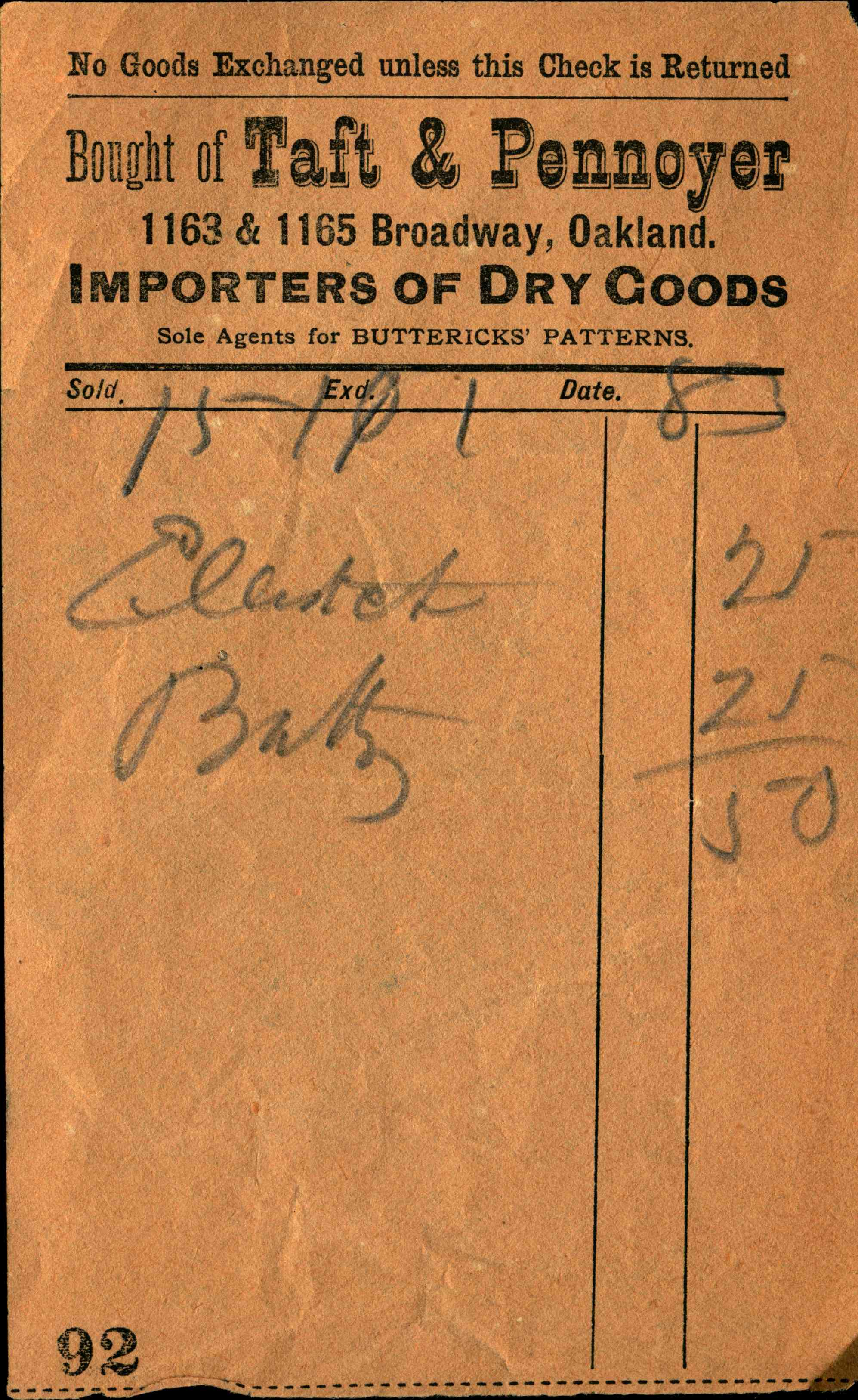 Importers of dry goods
