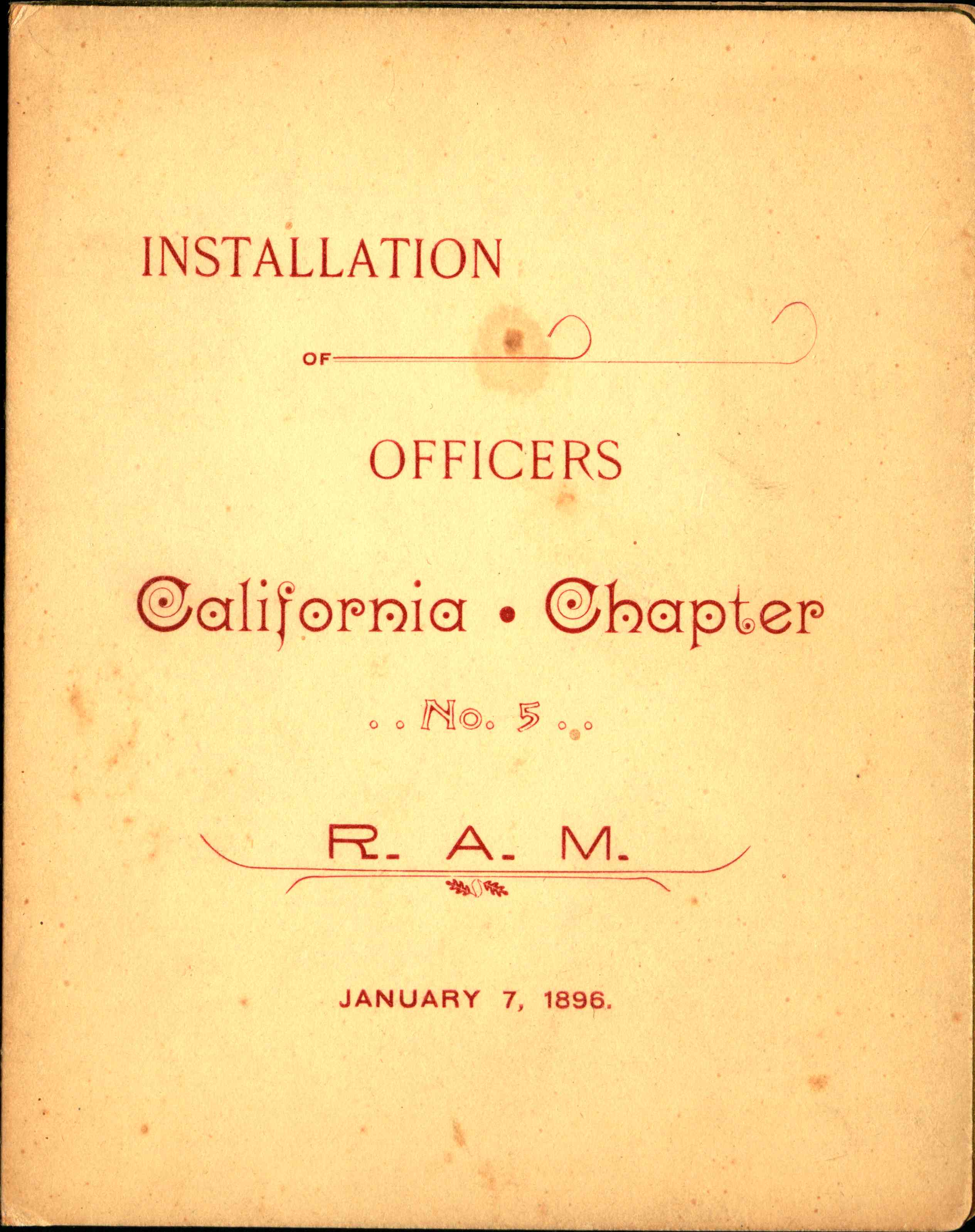 California Chapter R.A.M