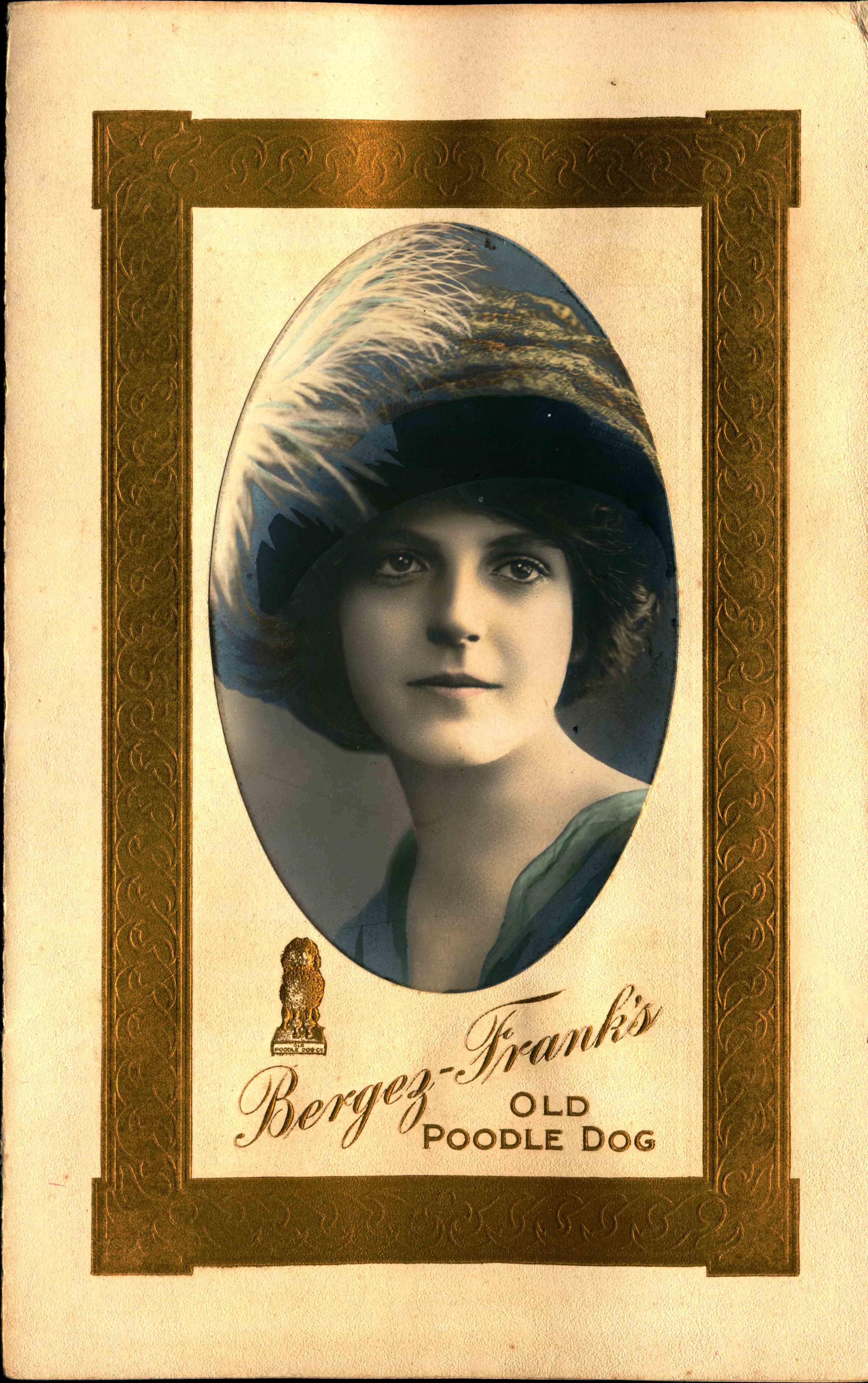 A picture of a young lady wear a hat