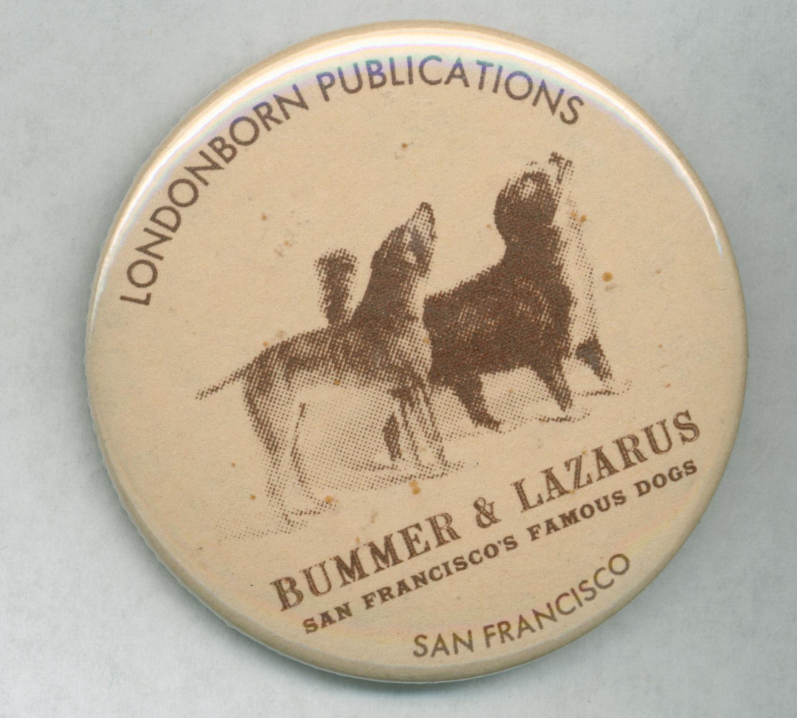  Continued text on button:  'San Francisco's famous dogs.'